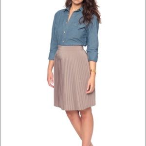 American Apparel Mid Length Pleated Skirt